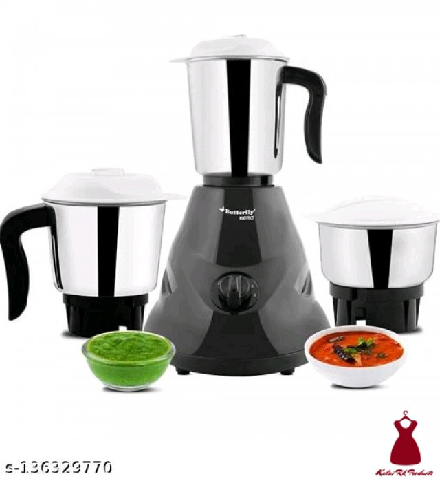 BUTTERFLY MIXER GRINDER HERO 3 JAR (230 VOLTS AC, 50HZ)500 WATTS