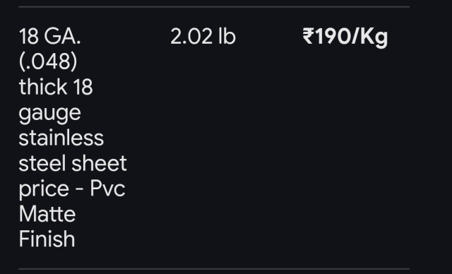 6*4 18gauge Thick Steel Double Cot 