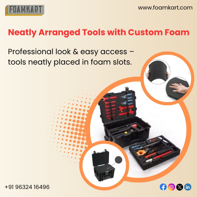 Protect Your Products with Precision Custom Foam and Packaging Solution from Foamkart.com