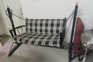 Sofa with swing