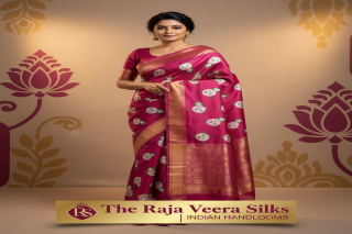 Crepe silk saree 